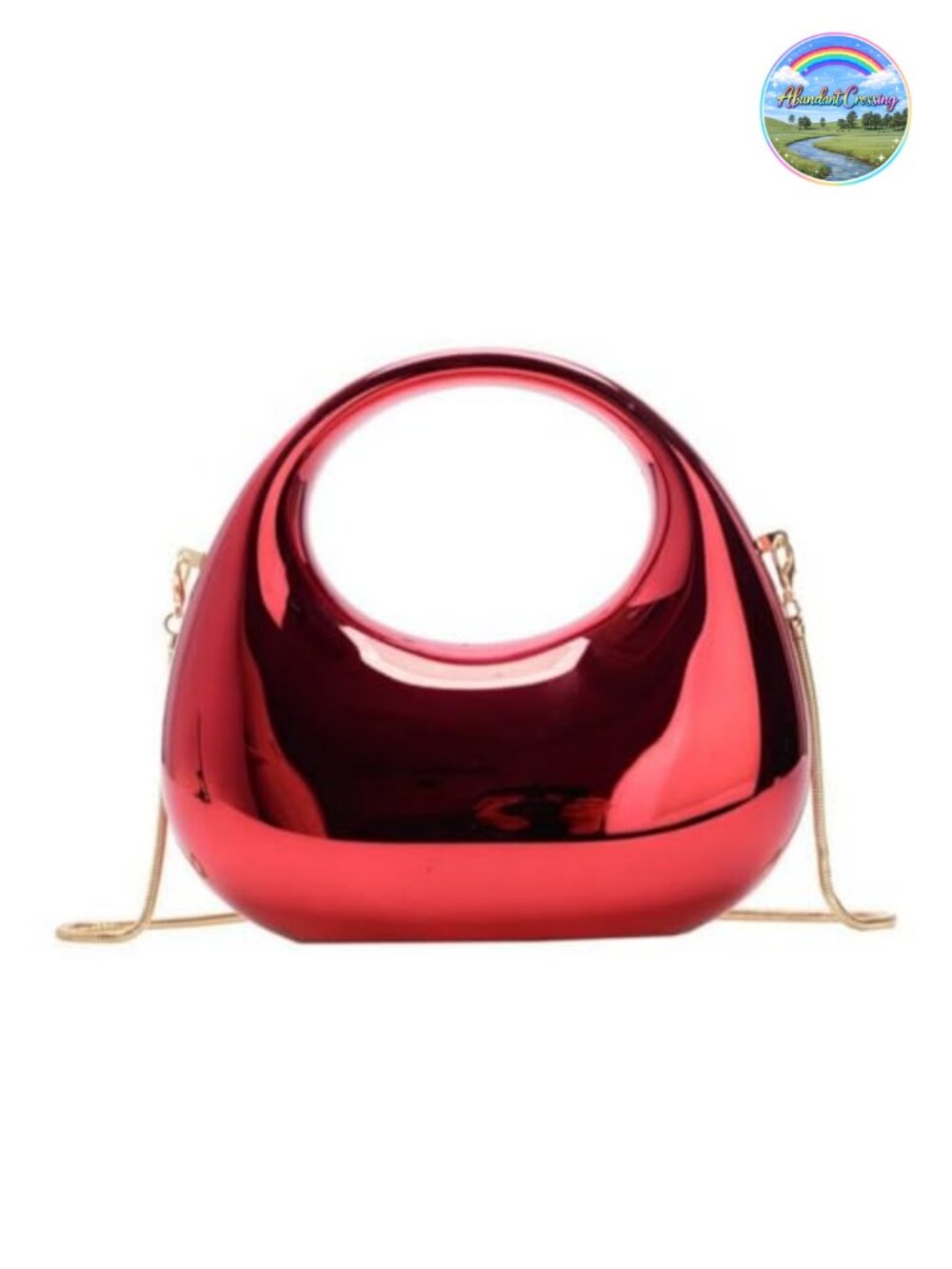Acrylic Clutch Evening Bag Small Unique Metal Party Cocktail Purse